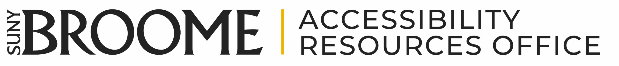 suny broome accessibility resources office logo