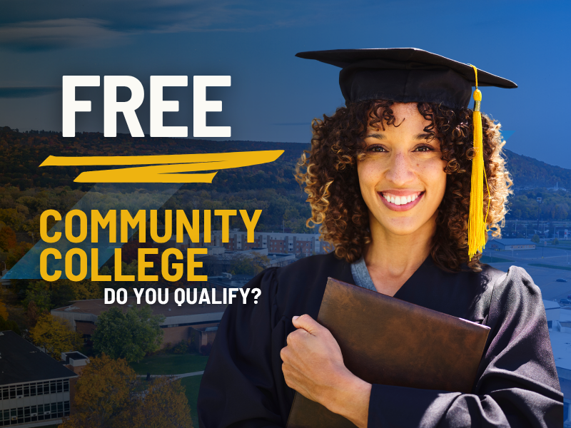 free community college do you qualify graphic