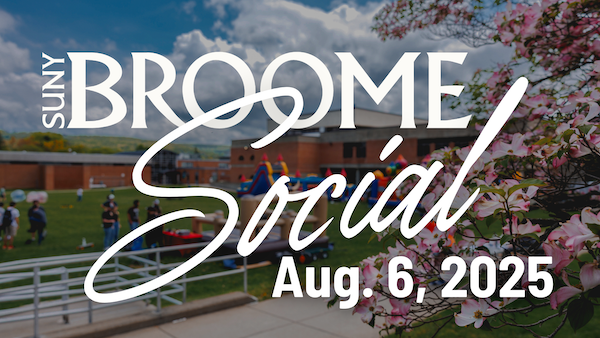 suny broome social on august 6 2025 graphic