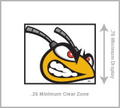 Secondary Mark (Broome Hornet Head) Example