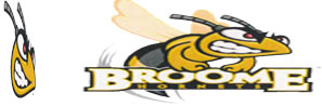 Example of stretched and warped secondary logo