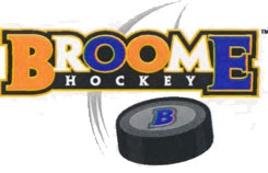 An example of a color-edited Broome logo that is now blue instead of SUNY Broome yellow