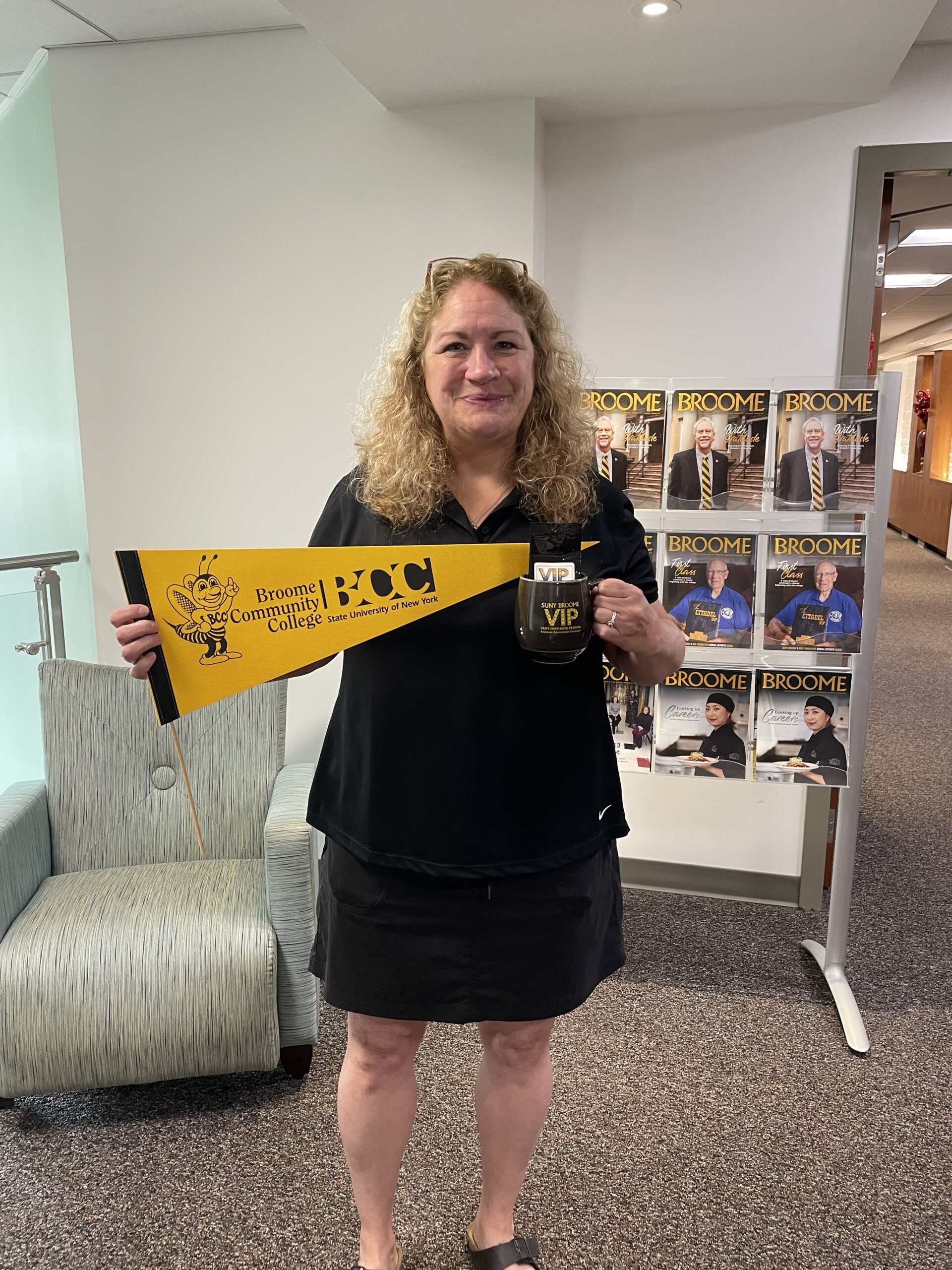 Sandra Gibble is recognized as a VIP