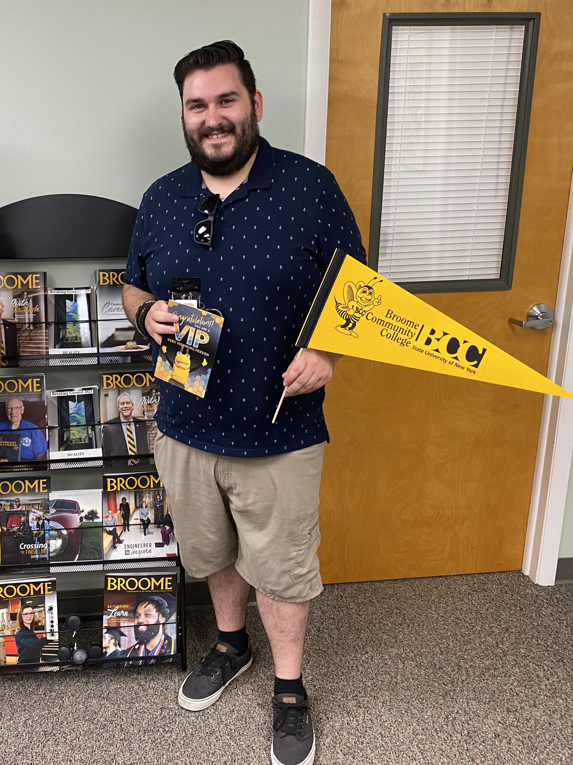 Michael Streeter is recognized as a VIP