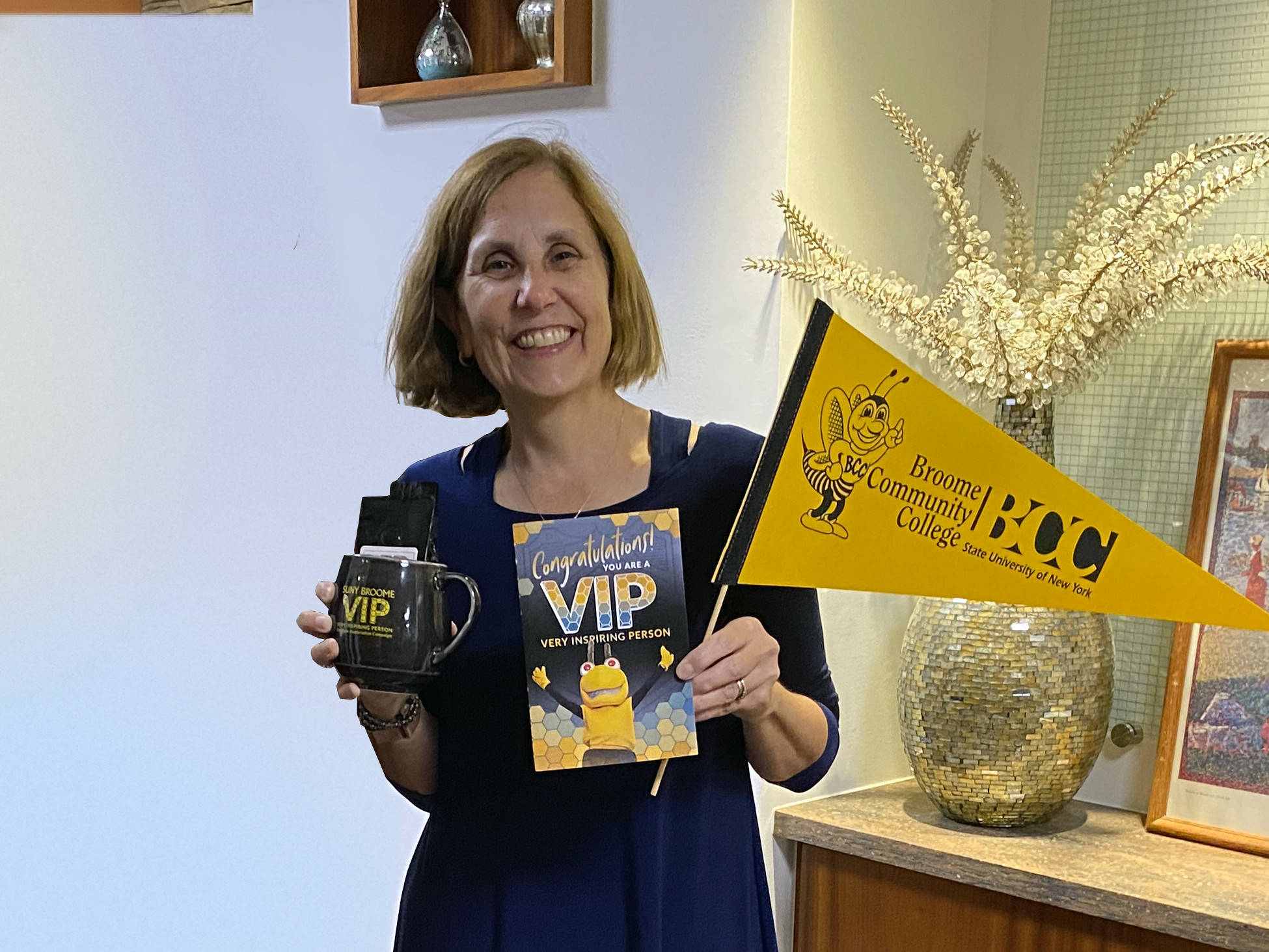 Jean Krichbaum is recognized as a VIP