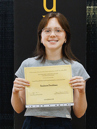 Stephanie Dornblaser at the Student Awards Reception event
