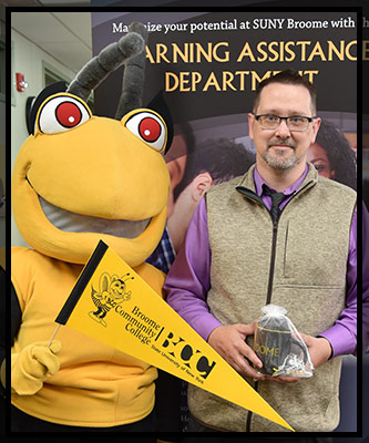 Brian poses with Stinger.
