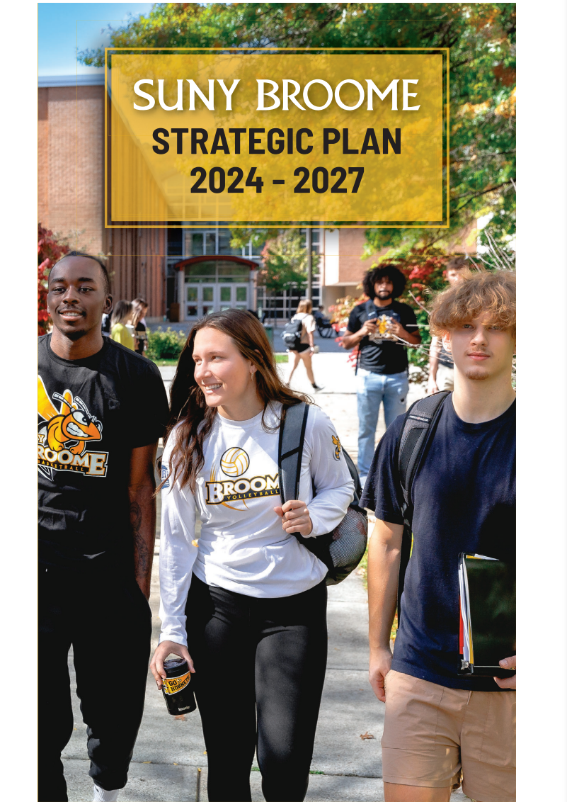 SUNY Broome's Strategic Plan Booklet cover