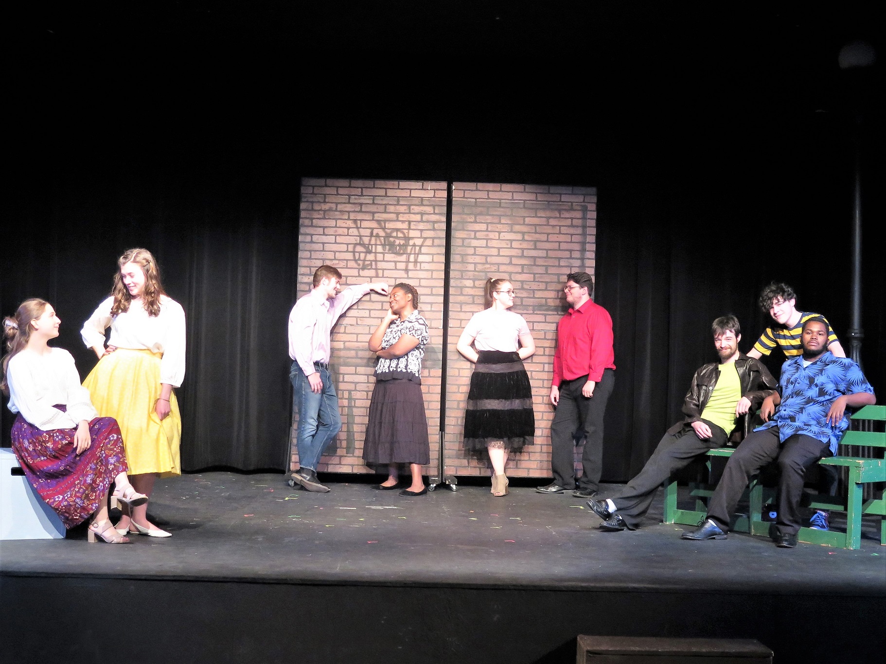 Cast of Curtains Up