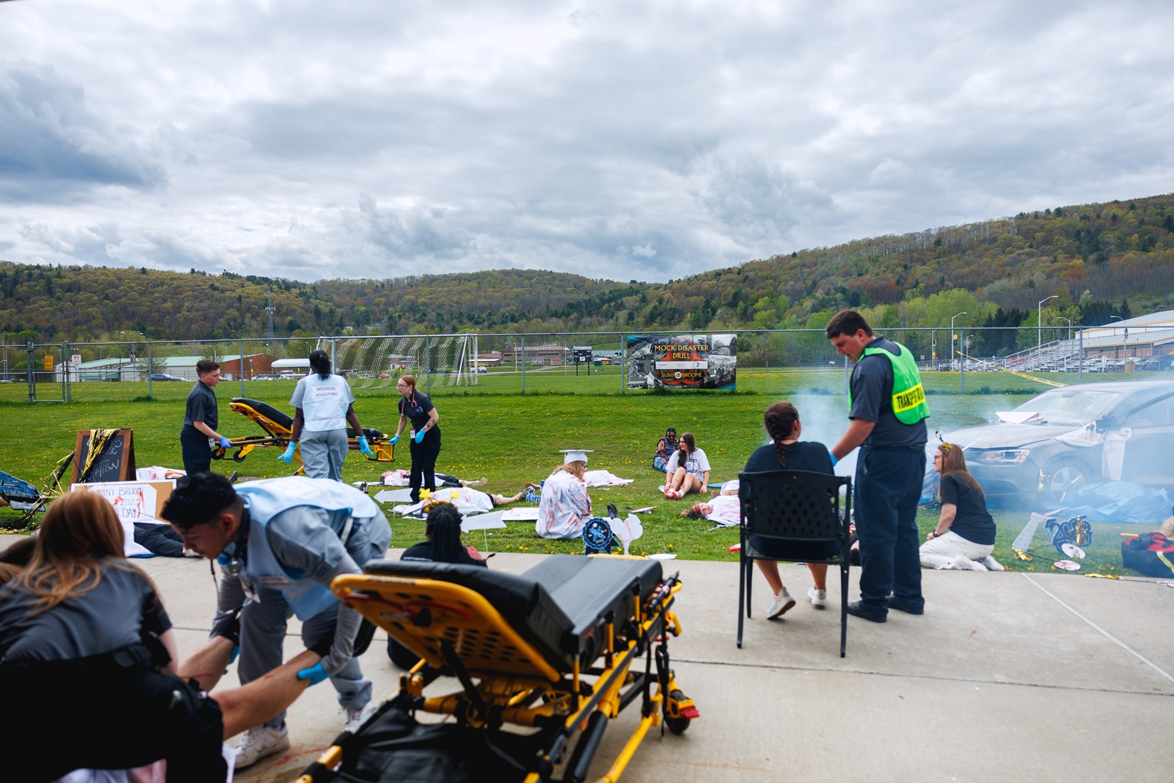 2025 SUNY Broome Mock Disaster Scene
